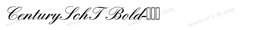 CenturySchT Bold字体转换 CenturySchT Bold字体转换